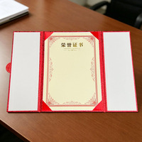 Porte-certificats en cuir personnalisé multi-tailles, couverture de diplôme universitaire, remerciement, reconnaissance, organisateur de documents, dossier