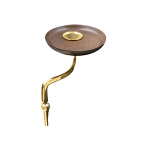 Juego de Accesorios de Lujo para Silla Godfather, Bandeja de Madera de Nogal para Reposabrazos, Soporte de Aleación de Zinc, Ruedas de Latón Sólido - Product Image 2