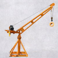 Mini-grue mobile 800 kg, 1 tonne, 2 tonnes, rotation à 360 degrés, pour levage extérieur, nouvelle grue de levage compacte