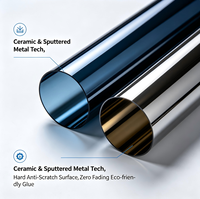 Película de Tinte Solar Premium para Ventanas de Auto PET con Control Solar Ultra HD, Rechazo de Rayos UV al 99% e IR al 90%, Garantía de 5-10 Años