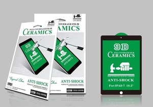 Protection d'écran en céramique mate pour iPad <span class=keywords><strong>Pro</strong></span>, ultra-fine 0,33 mm, dureté 9H, anti-traces de doigts, étanche, compatible stylet - Product Image 2