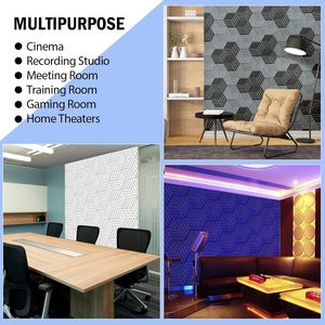 Panneaux insonorisants insonorisés hexagonaux de <span class=keywords><strong>mousse</strong></span> <span class=keywords><strong>acoustique</strong></span> de style bricolage Panneaux insonorisants personnalisés - Product Image 6