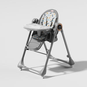 Chaise haute pliable stable et économique pour bébé, idéale pour l'allaitement, le sevrage, la coiffure, la plage et les repas - Product Image 5