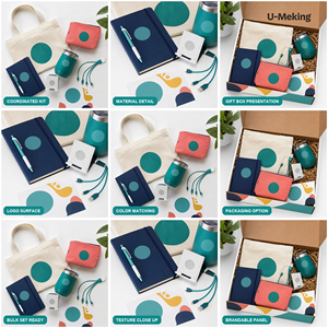 Kit de Bienvenida Personalizado para el Regreso a Clases con Bolso, Cuaderno, Vaso Térmico, Estuche para Lápices, Soporte para Teléfono y Cable de Carga - Product Image 4