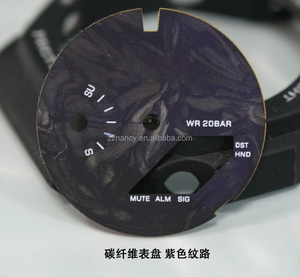 Nouvelle arrivée pièces de montre personnalisées modifiées cadran de montre en fibre de carbone de haute qualité pour GA2100 <span class=keywords><strong>GM2100</strong></span> - Product Image 1