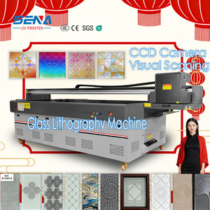 Impresora de fotolitografía UV de cama plana <span class=keywords><strong>Sena</strong></span> para vidrio con todas las funciones de textura en relieve y litografía automática en vidrio - Product Image 1