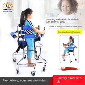 JINGRAN Crystal Companion Cerebral Palsy Children <strong>Wheeled</strong> <strong>Walker</strong> CE Certified 100kg Capacity Middle-aged Elderly Stroke - Product Image 6