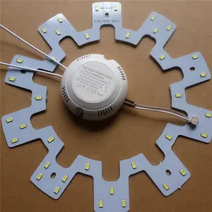 Fonte de alimentação de indução led radar, sensor integrado microondas de radar com placa de fonte de luz 18w