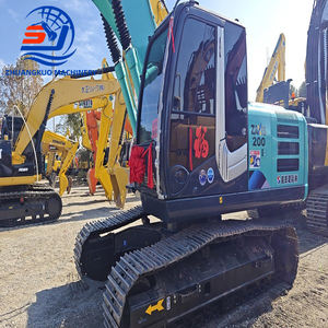 Excavatrice sur chenilles modèle Hitachi ZX200 2024 d'occasion bon marché populaire avec moteur 125kW poids en ordre de marche de 20.3 tonnes coût bas haute qualité - Product Image 3