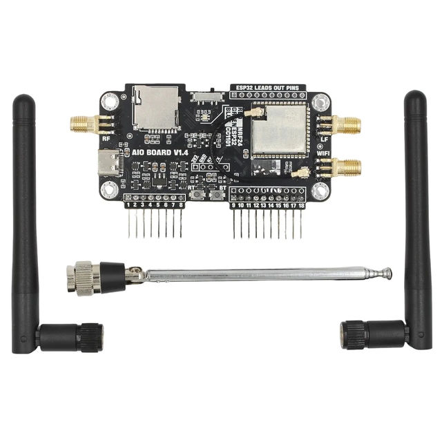 For Flipper Zero Multifunctional Expansion Board Wifi 2.4g Module High Gain Cc1101 Module 3 In 1 Antenna For Flipper Zero M6c2