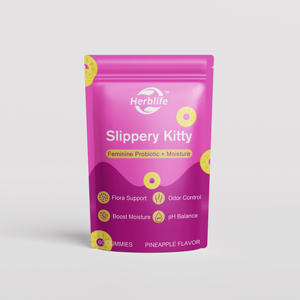 OEM/ODM ผลิตภัณฑ์ขายดี กัมมี่รูปแมวน่ารัก ช่วยเพิ่มความชุ่มชื้นและโปรไบโอติกสำหรับผู้หญิง บำรุงสุขภาพช่องคลอด ปรับสมดุลค่า pH ลดกลิ่นไม่พึงประสงค์ - Product Image 1