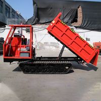 Hydraulischer Kipp-Minidumper, 4WD-Radkipper für Landwirtschaft & Werkstatt-Materialtransport