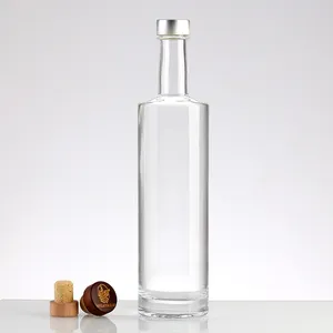 Iyi fiyat rom cam şişe Bouteille De Verre Rhum satılık