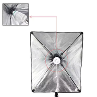 Équipement photographique Forfeel pour kit d'éclairage Soft Box avec support de fond de studio Ampoules de fond 100% coton