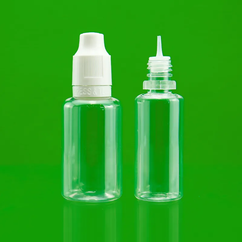 Best Selling 10ml Children's Pressed Anti-theft Lid Pet Plastic Square Bottle For Reagent Bottles Eye Medicine Water Bottles