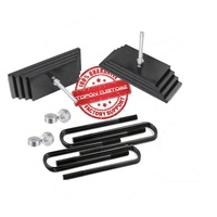Kit de elevación de nivelación de ballestas de acero forjado de alta resistencia con pernos en U para camionetas/SUV elevadas, nuevo y personalizado