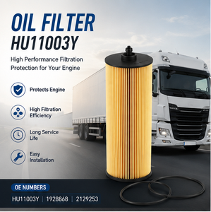 Filtre à huile moteur HU11003Y de remplacement pour <span class=keywords><strong>DAF</strong></span> <span class=keywords><strong>CF</strong></span> FT XF FAK <span class=keywords><strong>440</strong></span> OEM 1928868 2129253 - Product Image 2