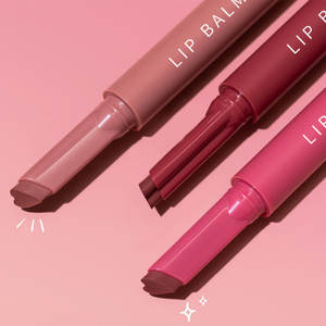 ลิปสติกแบบแท่งสีชมพูรูปหัวใจ ยี่ห้อส่วนตัว ไม่เหนียวเหนอะหนะ ลิปบาล์มแบบมีกลิตเตอร์ ไม่มีโลโก้ ให้ความชุ่มชื้นสูง ลิปบาล์มแบบแท่งเนื้อฉ่ำวาว - Product Image 5