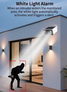 <span class=keywords><strong>Caméra</strong></span> <span class=keywords><strong>de</strong></span> <span class=keywords><strong>surveillance</strong></span> extérieure intelligente Tuya sans fil WiFi à énergie solaire avec alarme sonore et lumineuse, la plus vendue - Product Image 2