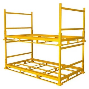 رف إطارات قابل للتعديل مطلي بالمسحوق الفولاذي، رف تخزين قابل للتكديس وللطي للمستودعات، متين ومخصص OBO DDJ-3552 - Product Image 3