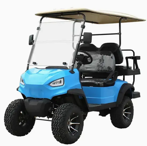 รถกอล์ฟไฟฟ้าสุดหรู 4 ที่นั่ง แบตเตอรี่ลิเธียม ระยะทางไกล เบาะหนังพรีเมียม ขับขี่เงียบ เหมาะสำหรับรีสอร์ทและพื้นที่ส่วนตัว รับน้ำหนักได้ 400 กก. - Product Image 1