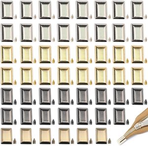 Embouts de fermeture éclair en alliage de couleurs variées avec vis de fixation pour la réparation et le remplacement, accessoires de couture et de bricolage - Product Image 1