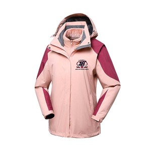 Custom High-end Breathable Zipper Women's Winter Coral Fleece Liner Detachable Three-in-One Two-Piece Men's Mountaineering <strong>Suit</strong> - Product Image 6