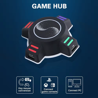 Boîte de transfert HUB de jeu de haute qualité Joystick Gamepad transfert vers clavier + souris Support pour Switch Xbox PS5 PS4 PS3 tout en un
