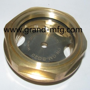 Mirillas de nivel de aceite BSP con junta tórica FKM, medidores de aceite de latón para cajas de engranajes de bombas y transmisión de potencia, varios tipos, múltiples tamaños - Product Image 1