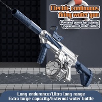 NOUVEAU Pistolet à eau électrique automatique M416 de 70 cm en plastique ABS, capacité de 500 ml, tir continu à longue portée de 7 à 9 m