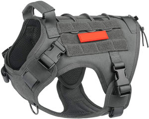 Arnés de perro táctico sin tirones de alta calidad personalizable hecho en fábrica, liberación rápida con hebillas Soild UTX <span class=keywords><strong>Duraflex</strong></span> personalizadas - Product Image 6