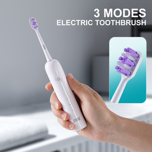 WINNINGSTAR Brosse à dents électrique intelligente rechargeable, étanche, à poils doux, pour éliminer la plaque dentaire et les taches - Product Image 4