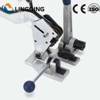 Outil de sanglage manuel à cliquet ST19 pour bande PP 19 mm, scelleuse manuelle pour bande plastique, boucle en étain, emballage de cartons et palettes
