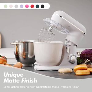 Robot pâtissier ménager 120V 5QT, batteur mélangeur planétaire électrique pour gâteaux, pains et pâtes, appareil de cuisine domestique - Product Image 3