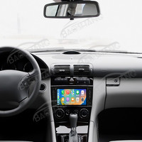 BaoShang Pantalla Carplay Audio mobil, 8.0 inci Android 13 untuk Mercedes Benz C W203 2004-2007 Gps Android Auto 4G LTE Radio Voiture