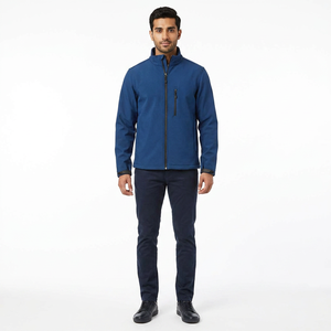 Veste Softshell pour homme, nouvelle conception légère, sur mesure, prix de gros d'usine, vestes Softshell pour homme - Product Image 1