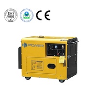 Type silencieux 3.5kva petit générateur de puissance pour le marché de voiture de parking de camping utilisation familiale démarrage automatique cadre ouvert fréquence 50/60Hz