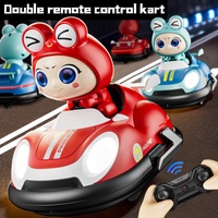 4DRC Y7 Voiture RC Miniature 2.4G avec Capteur Montre, Haute Vitesse, Drift, Kart de Combat, Lumières et Musique