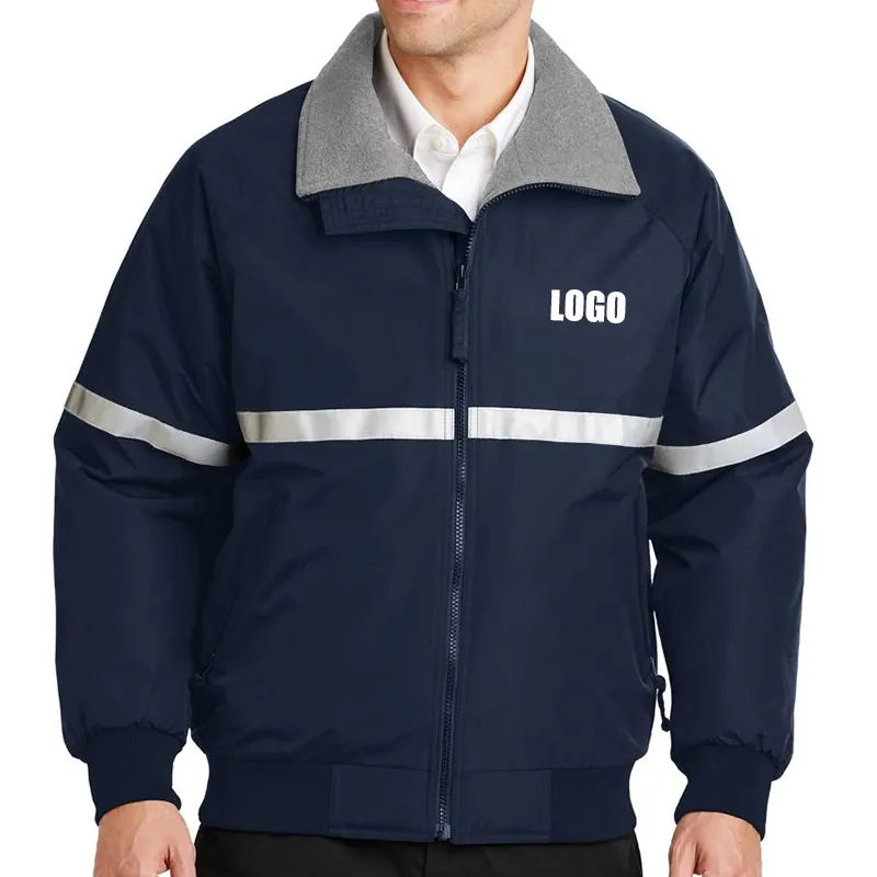 789 OEM Men's jackets Winter Jacket With Reflective Taping Outdoor Waterproof Jacket Event Staff Coat Security Uniform