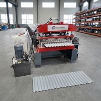 Machine de formage à rouleaux pour bacs de jardin surélevés en métal ondulé avec découpe hydraulique PLC pour la production de jardinières extérieures pour pépinières de fleurs