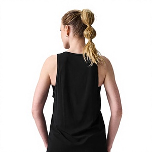 เสื้อกล้ามทรง Racerback สำหรับผู้หญิงแบบสั่งทำ |   เสื้อกั๊กออกกำลังกายโยคะแบบไม่มีแขน |   ผู้ผลิตชุดกีฬาแห้งเร็ว - Product Image 2
