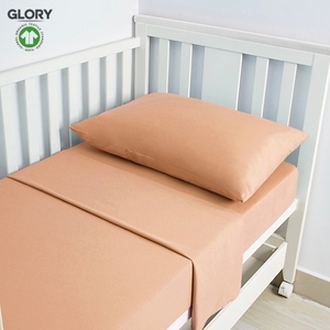 Custom Baby Crib <strong>Bedding</strong> <strong>Set</strong> Fitted Sheet Infant 100% Organic Cotton Knitted Pillowcase Fitted Sheet Flat Top Sheet for Boy <strong>Girl</strong> - Product Image 2