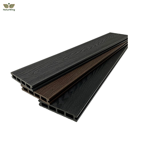 Planches <span class=keywords><strong>de</strong></span> <span class=keywords><strong>terrasse</strong></span> en <span class=keywords><strong>bois</strong></span> <span class=keywords><strong>de</strong></span> bambou moderne pour extérieur, anticorrosion, pour jardin, cour, imperméable, résistant à l'humidité, finition brossée - Product Image 3