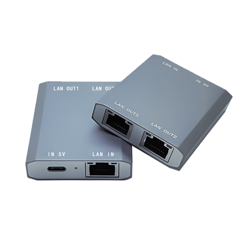 เอาต์พุตพอร์ตอีเธอร์เน็ต RJ45 + เอาต์พุตพอร์ตอีเธอร์เน็ต RJ45