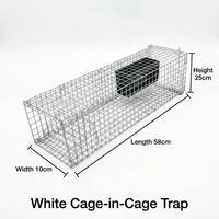 Piège à rongeurs multifonctionnel en acier inoxydable – Cage durable et antirouille, construction solide, contrôle des insectes, attrape-nuisibles