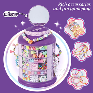 Zhorya personnalisé coloré bijoux Bracelet faisant <span class=keywords><strong>des</strong></span> accessoires mode filles bricolage perles Kits <span class=keywords><strong>pour</strong></span> enfants adultes - Product Image 3