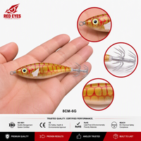 Échantillon Gratuit Vente en Gros Nouveau Style Leurre en Plastique Pieuvre Luminescent 8cm 6g TUME Leurre de Pêche en Eau Salée