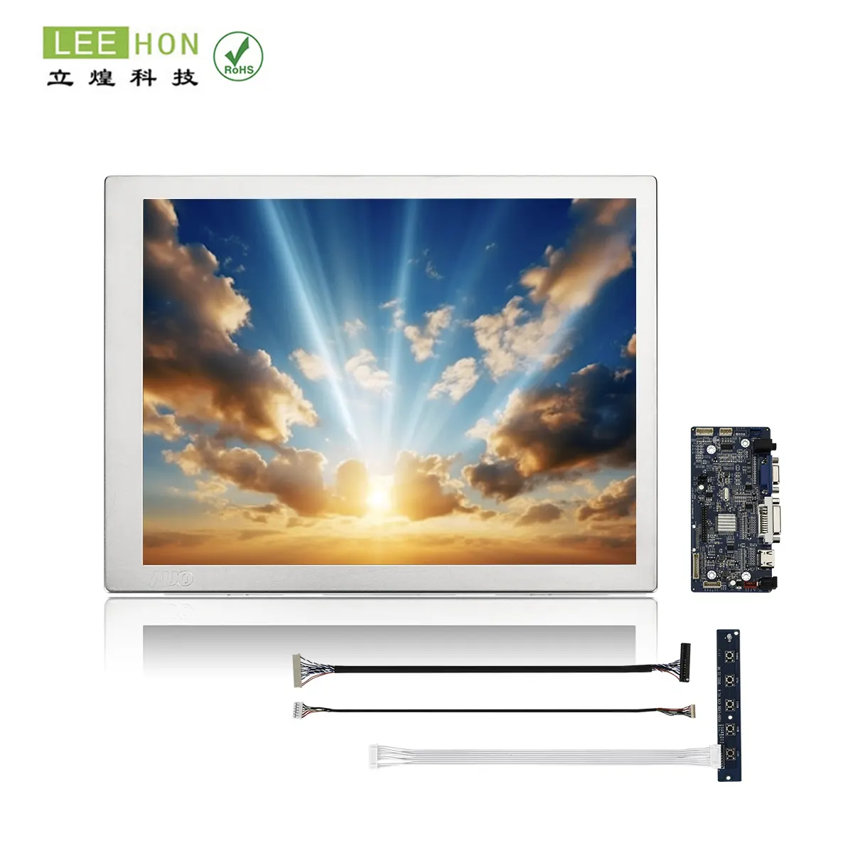 AUO IPS 6,5 Zoll LCD-Display 640 * 480 VGA 20-Pin tragbarer Außen-LCD-Bildschirm TFT-LCD-Modul