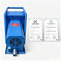 Machine industrielle portable de décapage de scories à air chaud pour le nettoyage des grilles de tables de découpe laser
