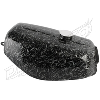 Protection latérale de réservoir de carburant en fer pour moto, effet bois, pour Simson S50 S51